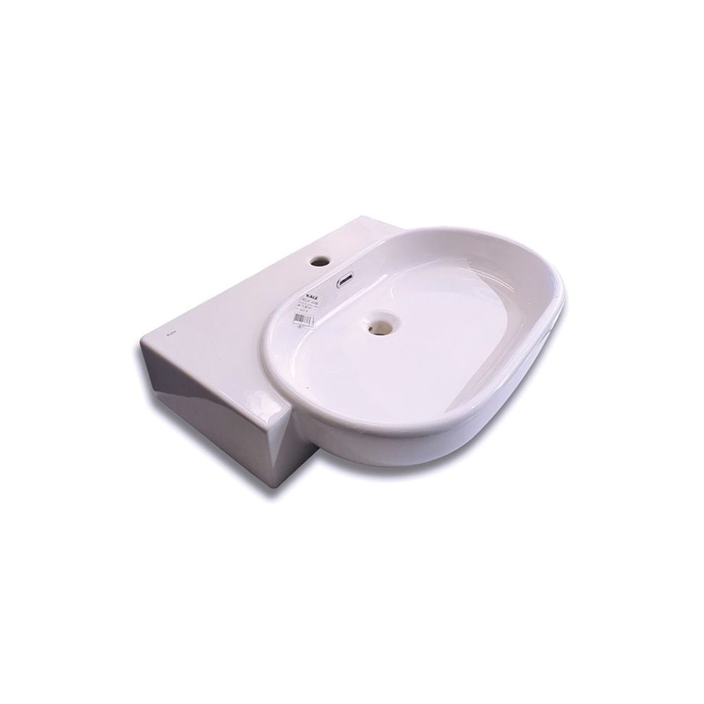 Kale Zero 65cm Sol Asimetrik Lavabo Beyaz