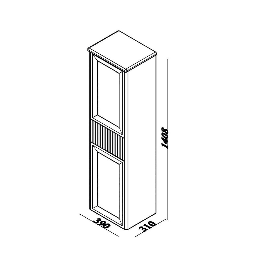 LineartDeco 100 cm Banyo Dolabı 1010