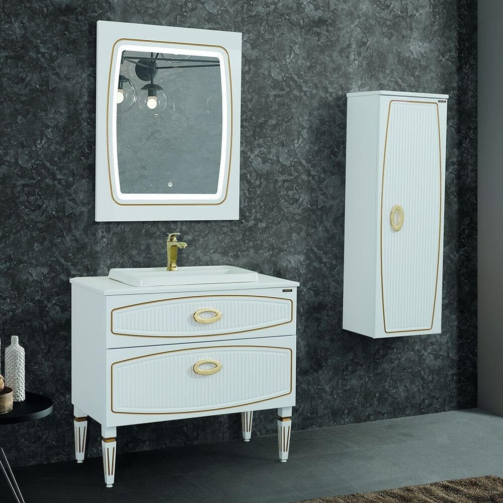 LineartDore 90 cm Banyo Dolabı 900