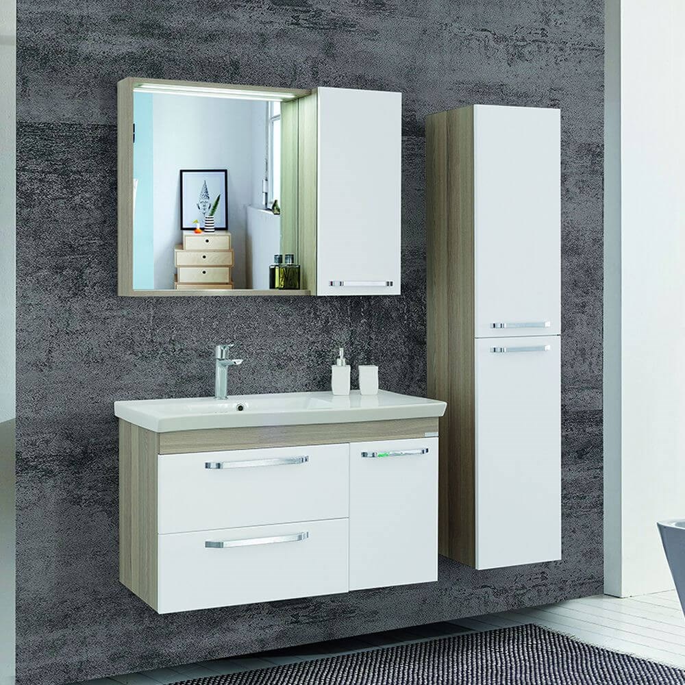 LineartDuden 100 cm Banyo Dolabı 1000