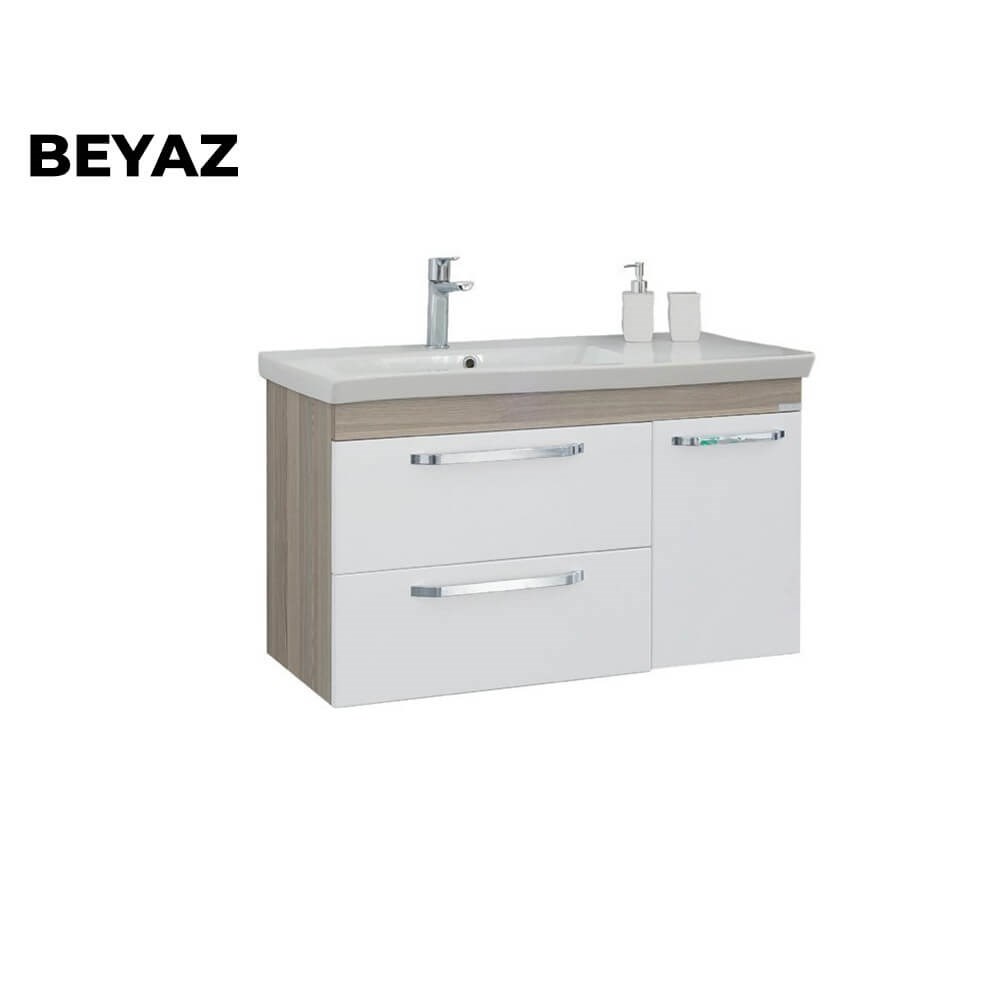 LineartDuden 100 cm Banyo Dolabı 1000