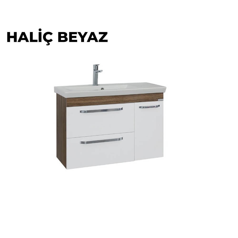 LineartDuden 100 cm Banyo Dolabı 1000
