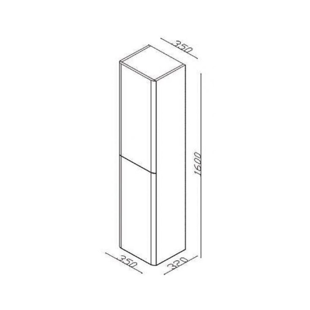 LineartEfes 105 cm Banyo Dolabı 1010