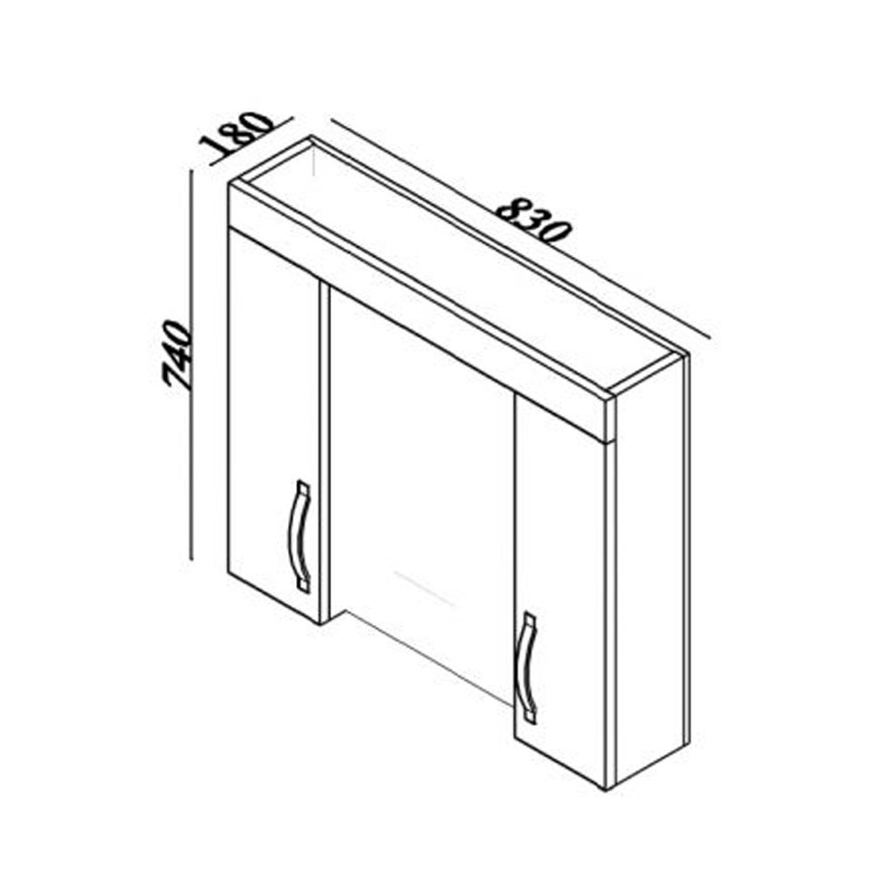 LineartEra 85 cm Ayna