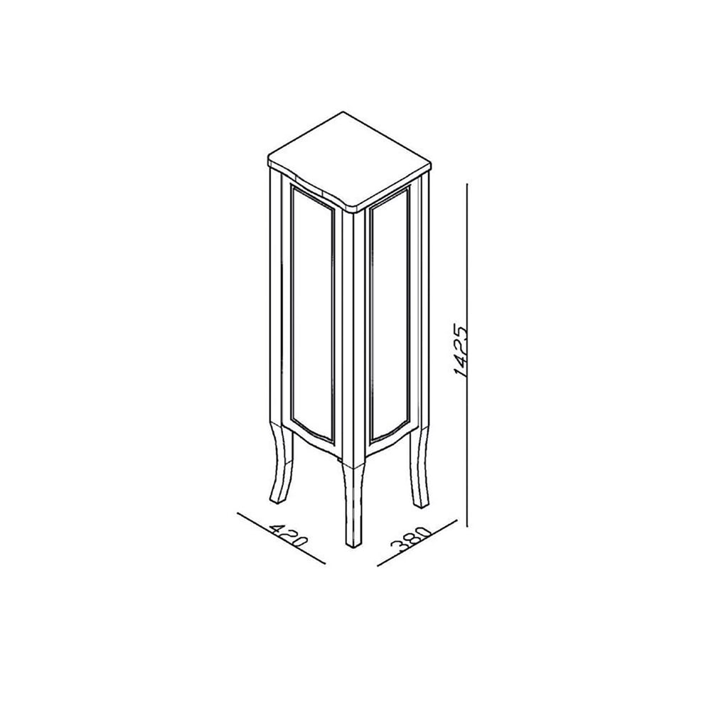 LineartFiona 100 cm Banyo Dolabı 1000