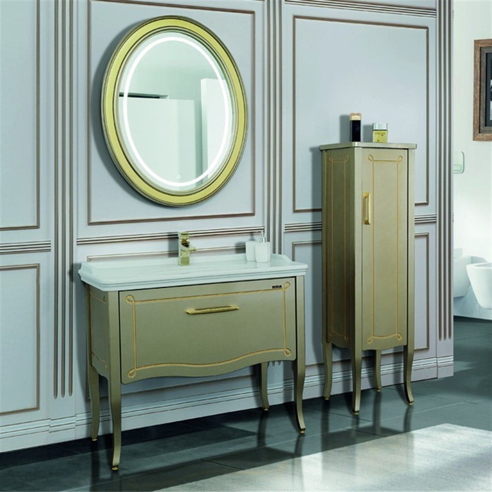 LineartFiona 100 cm Banyo Dolabı 1000