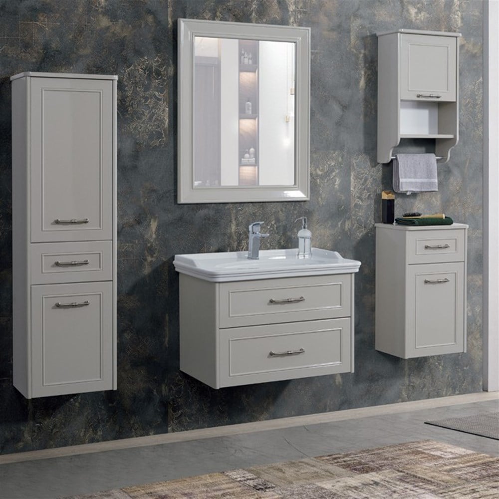 LineartFrame 80 cm Banyo Dolabı 800