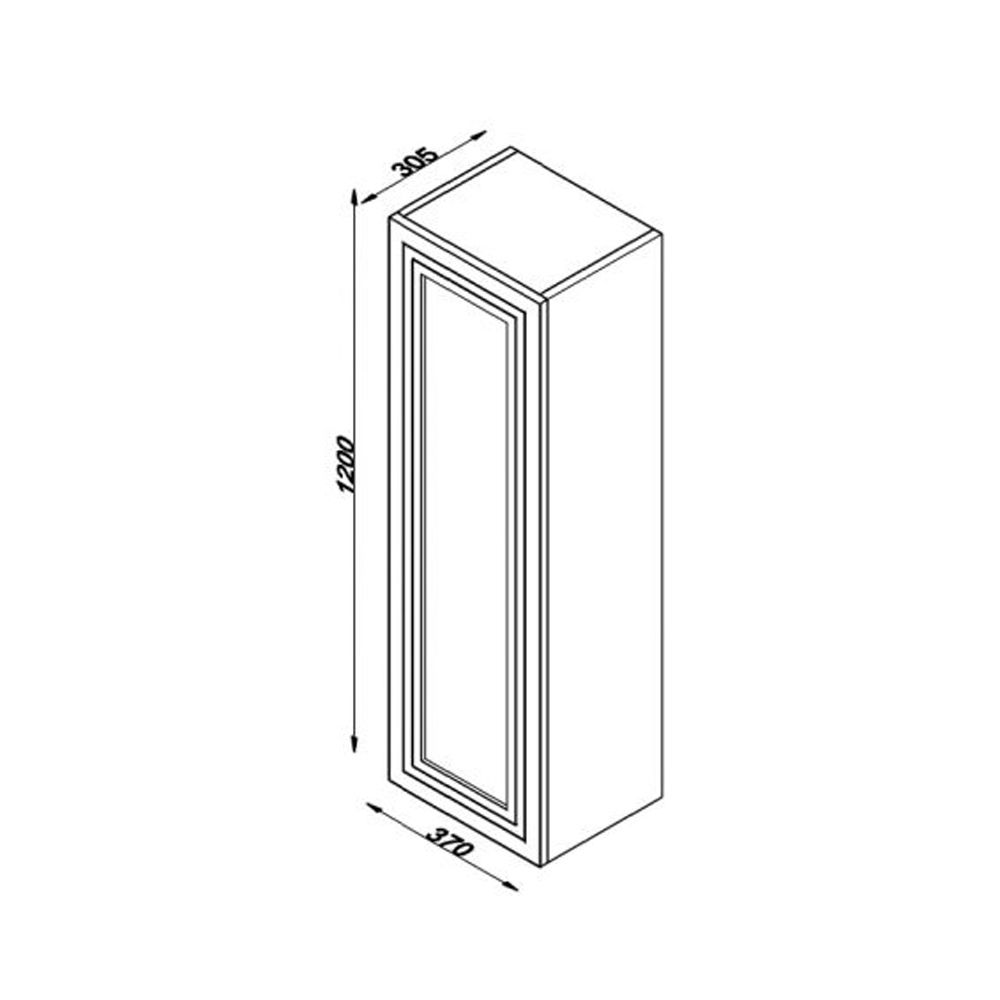 LineartJadore 37 cm Boy Dolabı