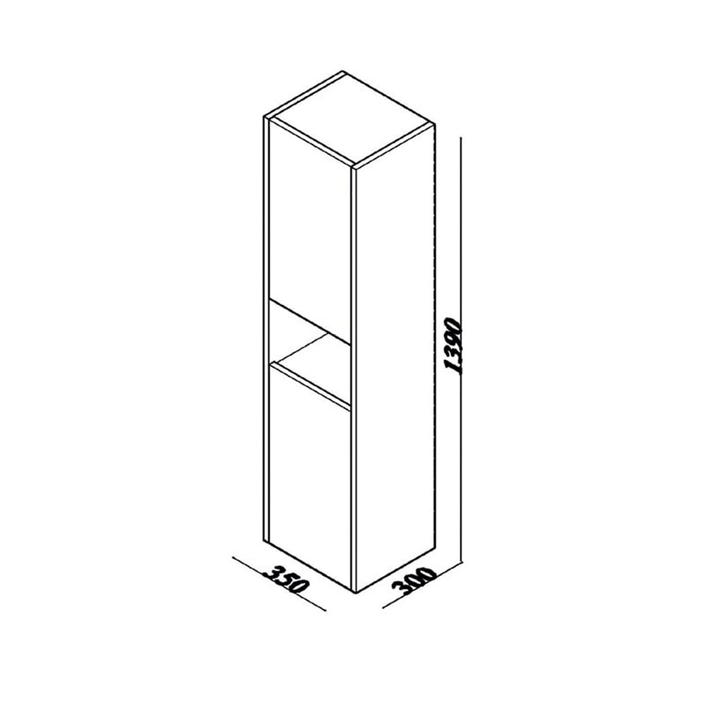 LineartLara 80 cm Banyo Dolabı 800