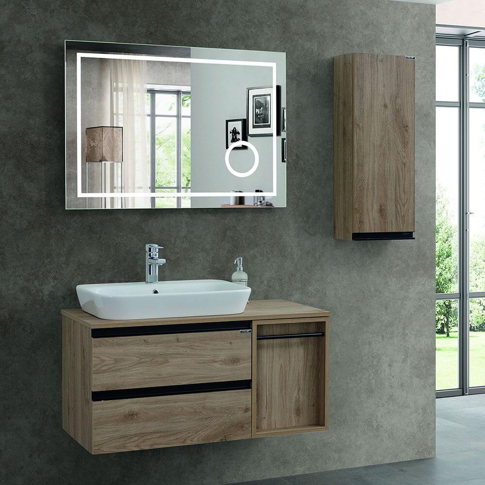 LineartLuna 100 cm Banyo Dolabı 1000