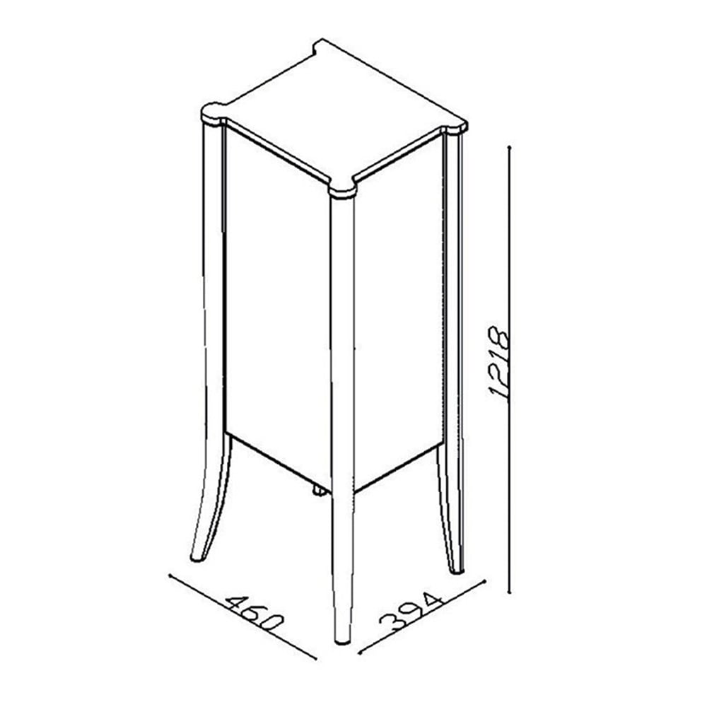 LineartModerno 120 cm Banyo Dolabı 1200