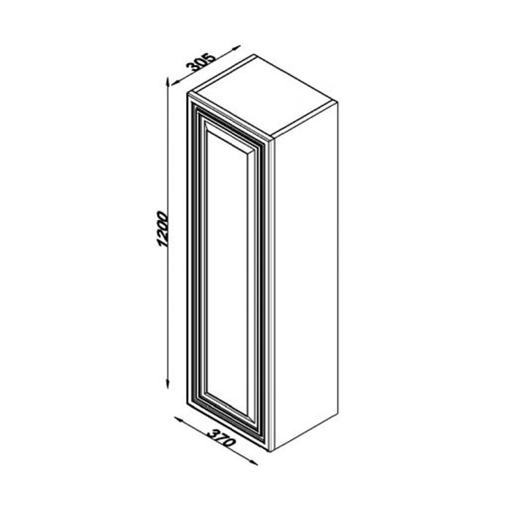 LineartMood 37 cm Boy Dolabı
