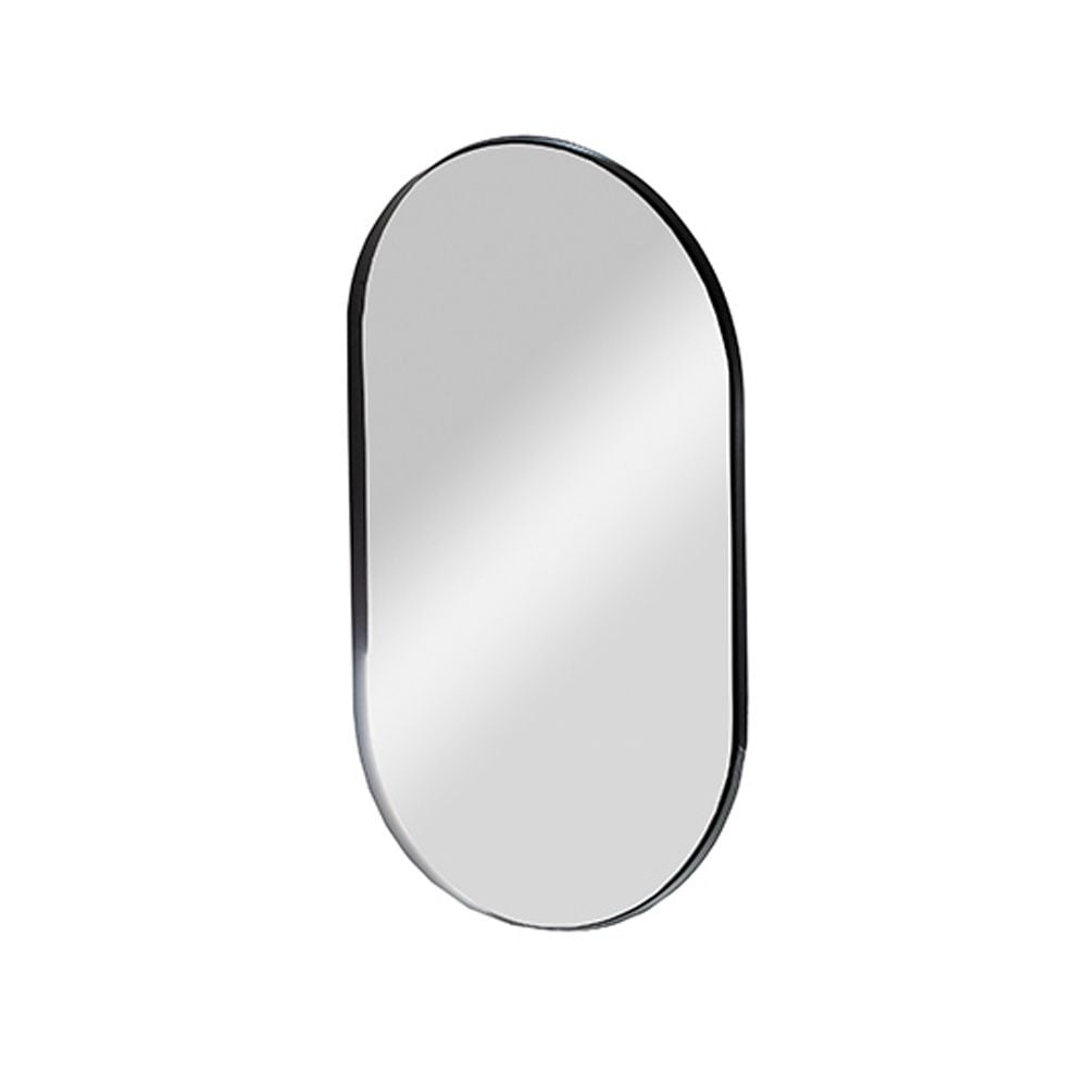 LineartPion 56 cm Metal Çerçeveli Oval Ayna