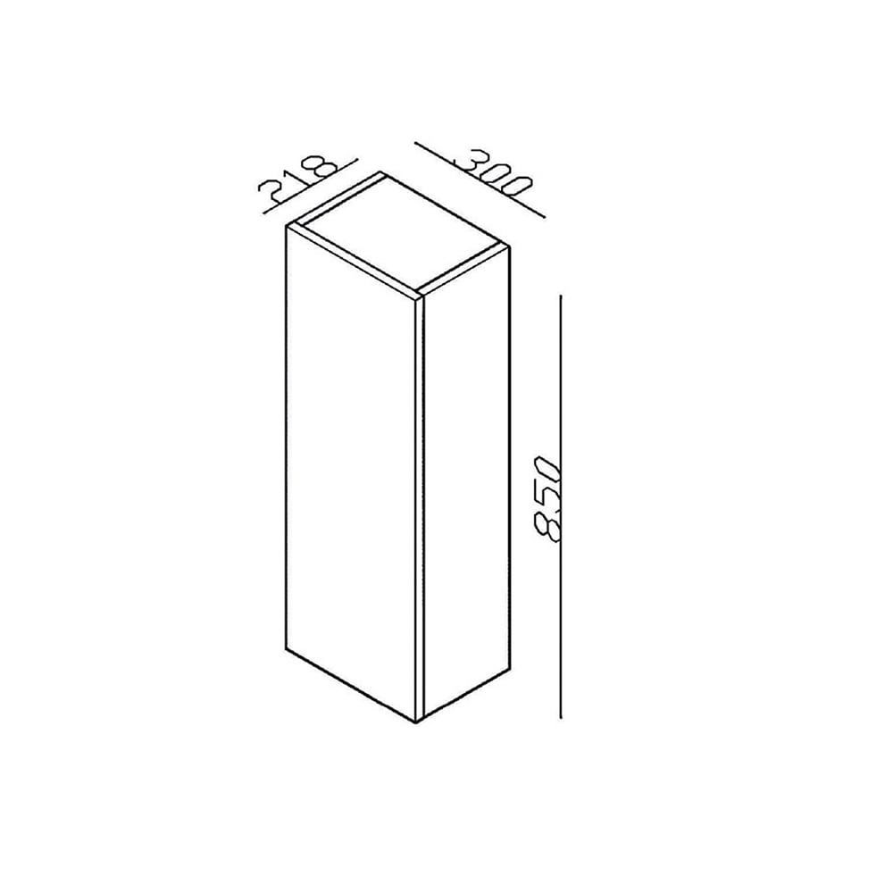 LineartPlaza 60 cm Banyo Dolabı 600