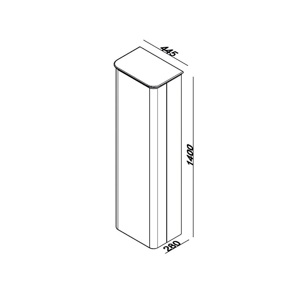 LineartSensio 80 cm Banyo Dolabı 830