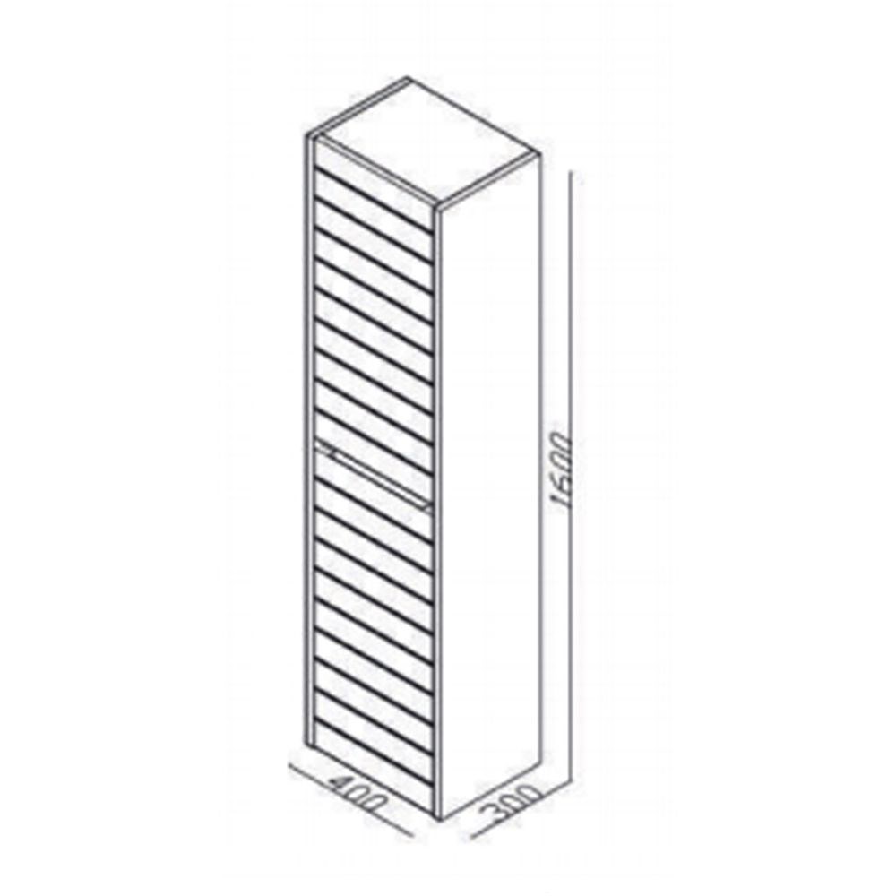 LineartStrip 35 cm Boy Dolap