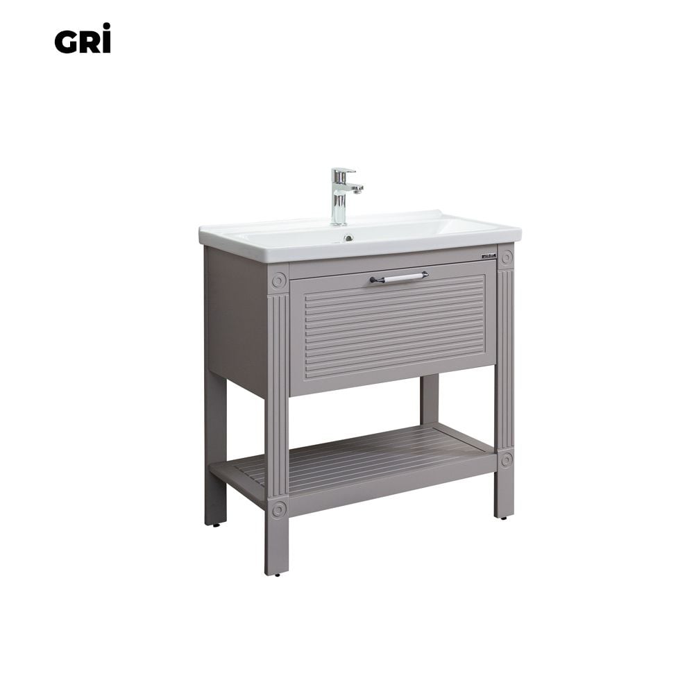 LineartVale 80 cm Banyo Dolabı Alt Modülü