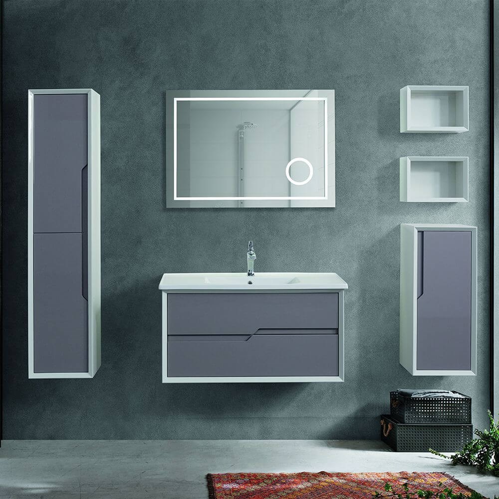 LineartVoyage 100 cm Banyo Dolabı 1010