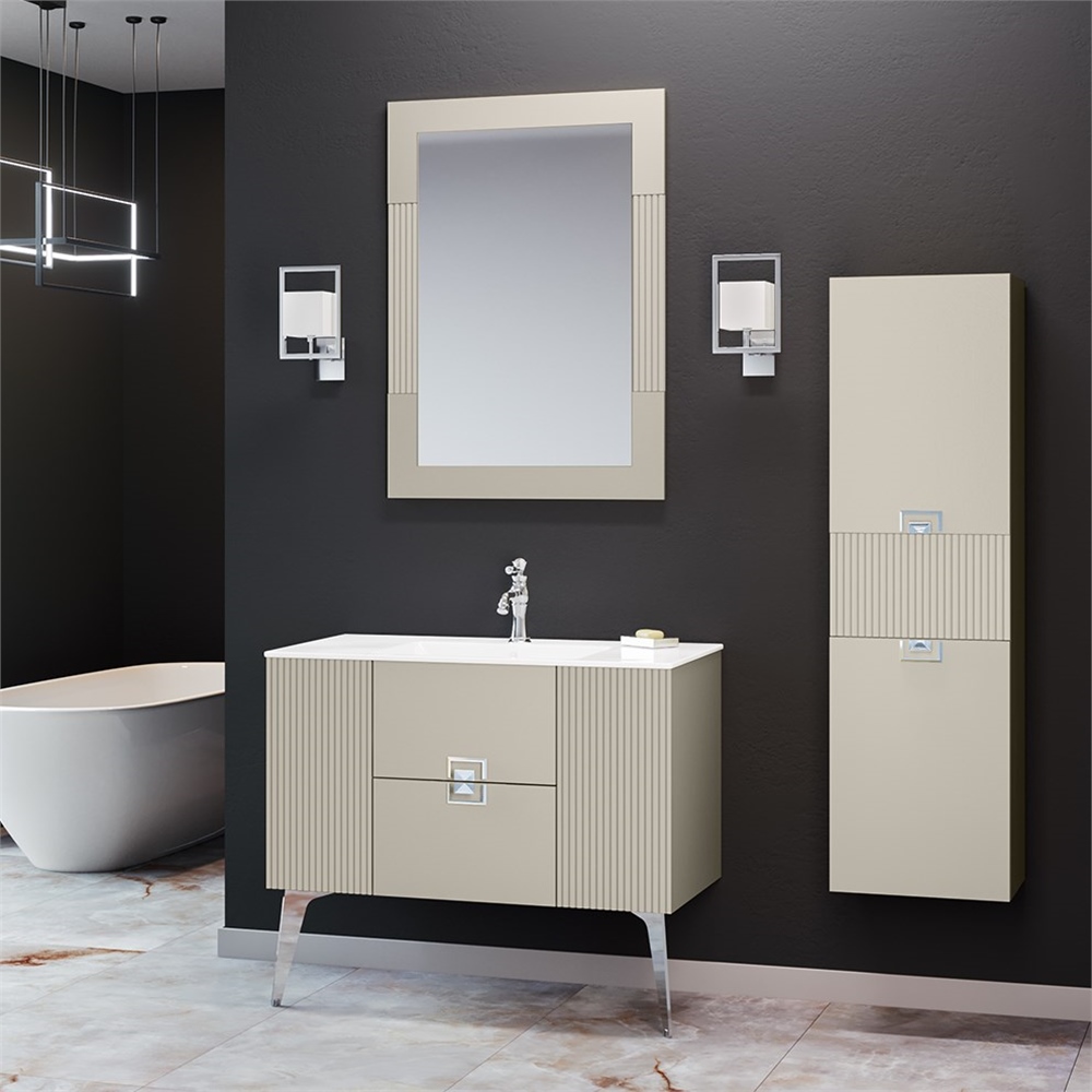 OrkaAdria 100 cm Banyo Dolabı