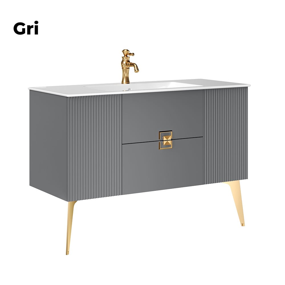 OrkaAdria 120 cm Banyo Dolabı Alt Modülü