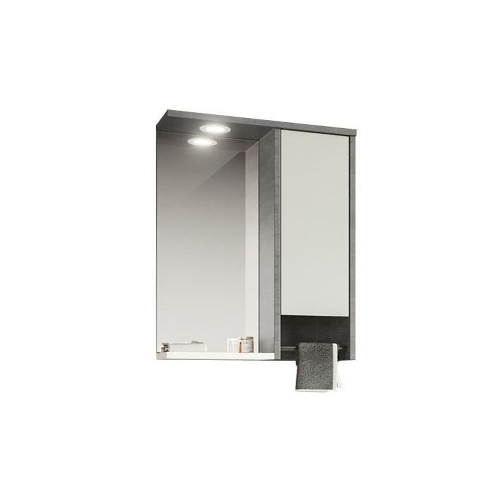 OrkaAydos 55 cm Etajerli Led Spotlu Ayna