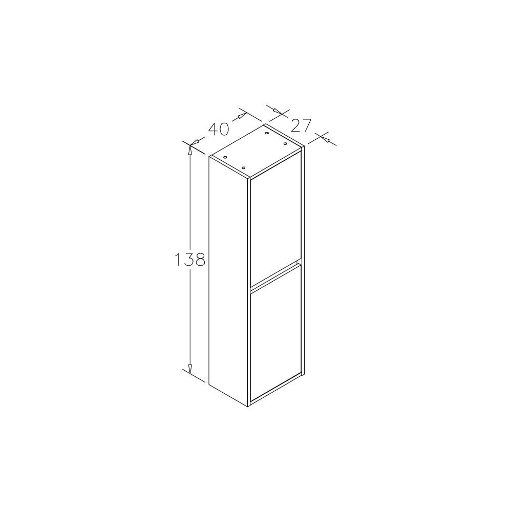 OrkaCanada 120 cm Banyo Dolabı