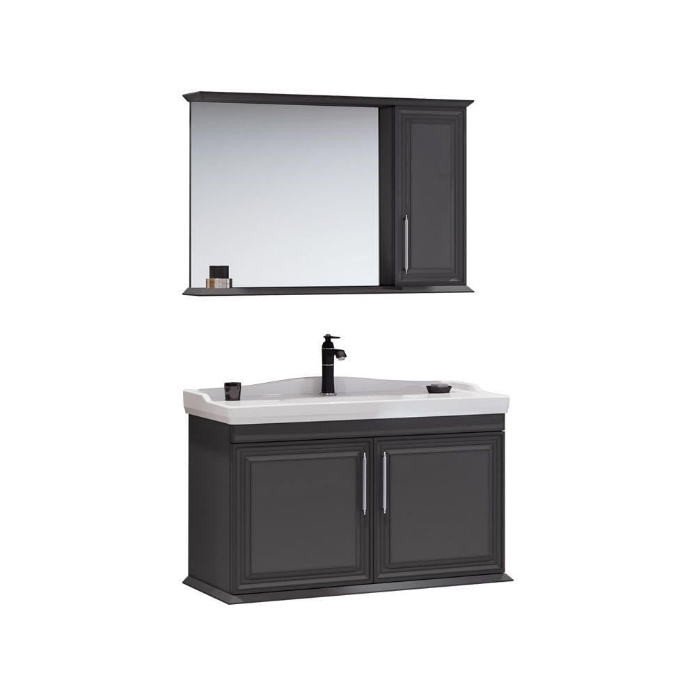 OrkaCorbel 85 cm Banyo Dolabı