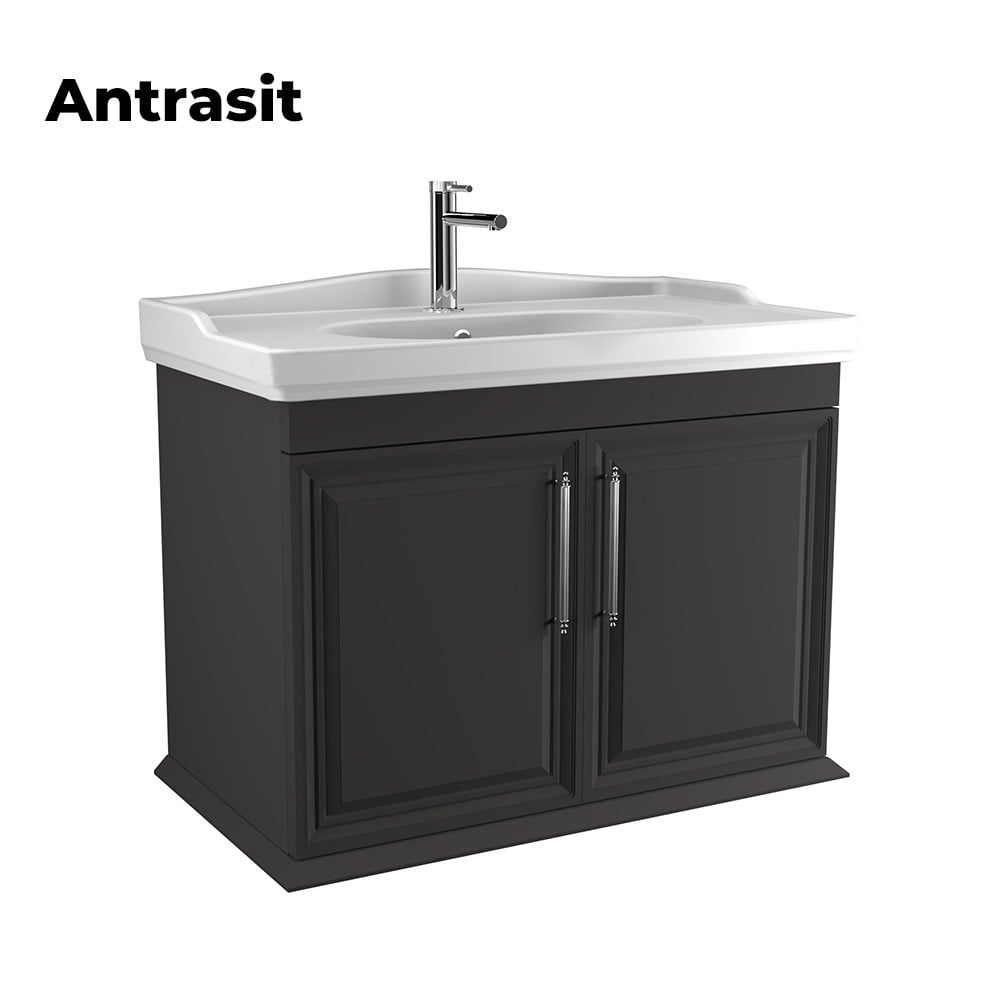 OrkaCorbel 85 cm Banyo Dolabı