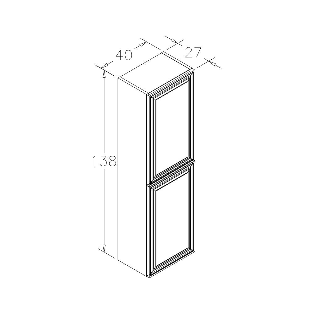 OrkaDesign 105 cm Banyo Dolabı