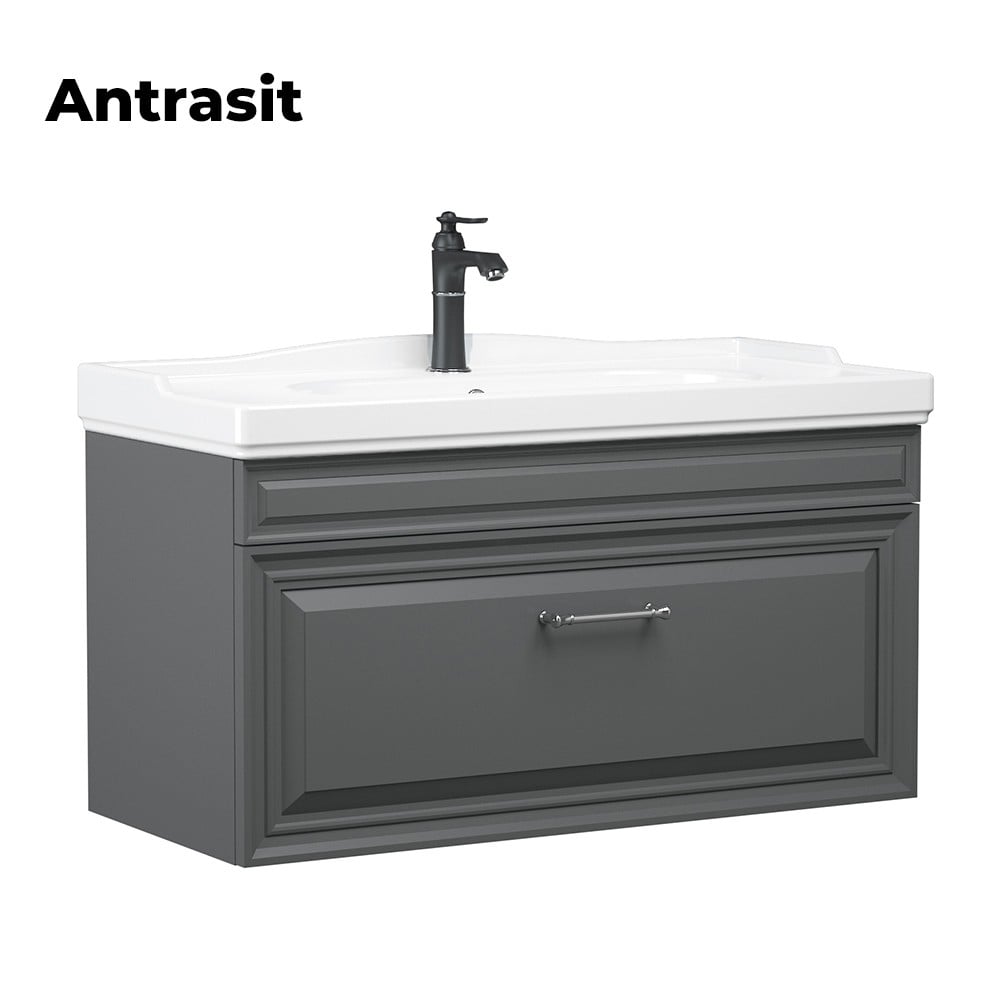 OrkaDesign 105 cm Banyo Dolabı