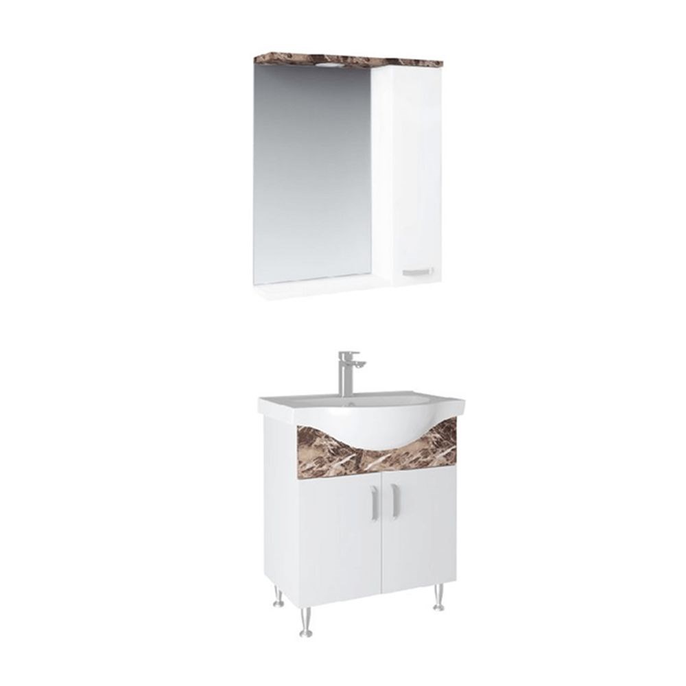 OrkaDuru 55 cm Ayaklı Banyo Dolabı