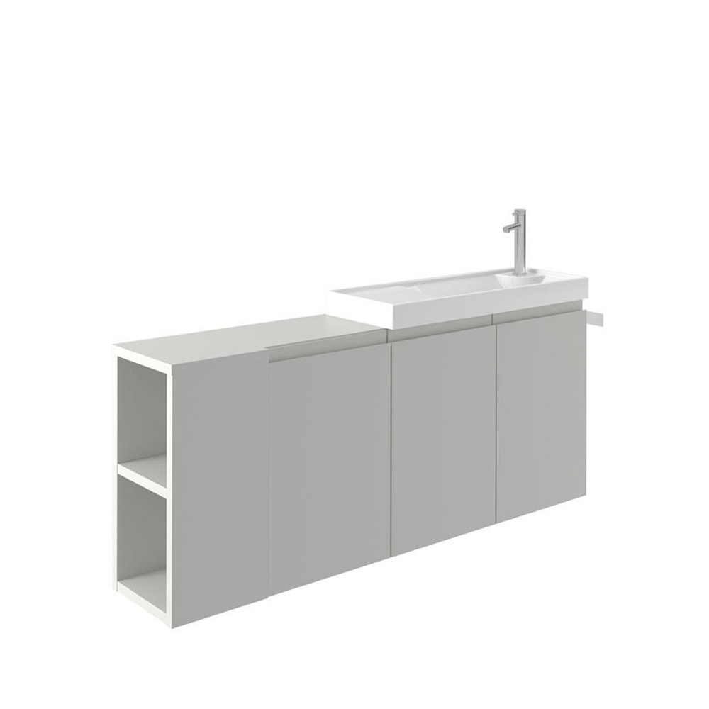 OrkaFerla 110 cm Banyo Dolabı Alt Modülü