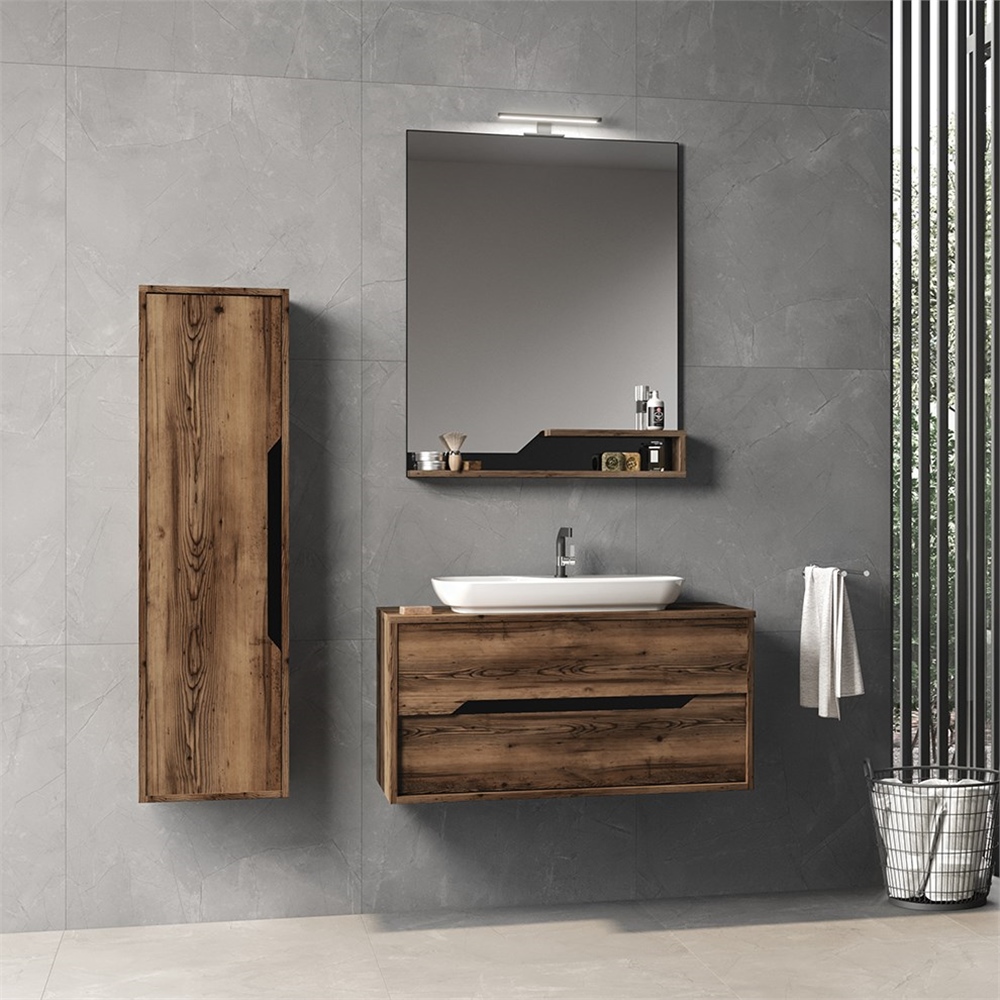 OrkaGalia 100 cm Banyo Dolabı