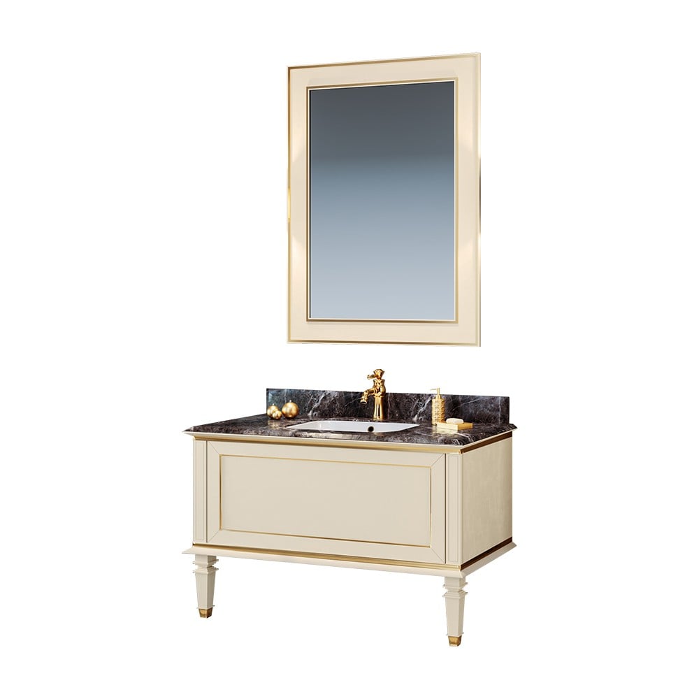 OrkaGlory 120 cm Banyo Dolabı