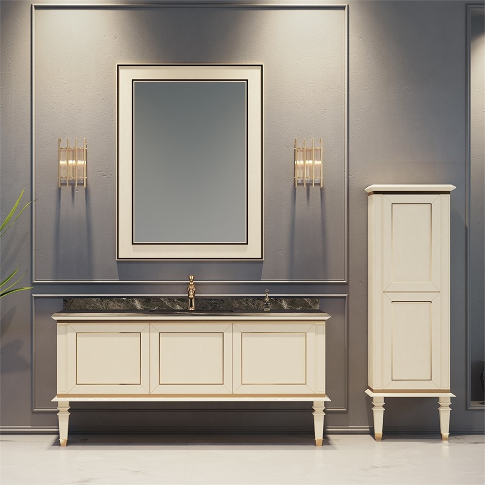 OrkaGlory 160 cm Banyo Dolabı