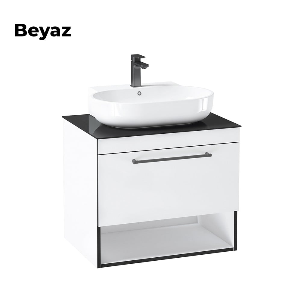 OrkaKnidos 90 cm Banyo Dolabı Alt Modülü