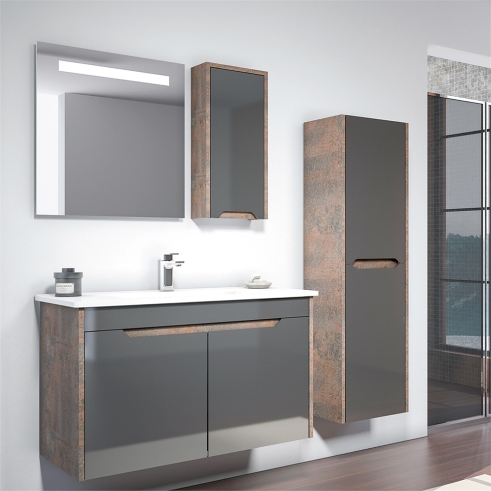 OrkaLago 100 cm Banyo Dolabı