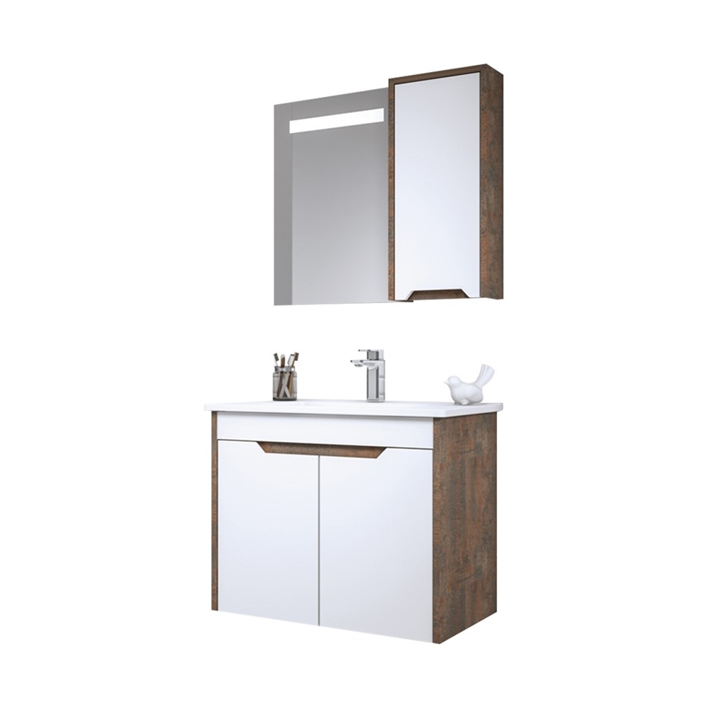 OrkaLago 75 cm Banyo Dolabı