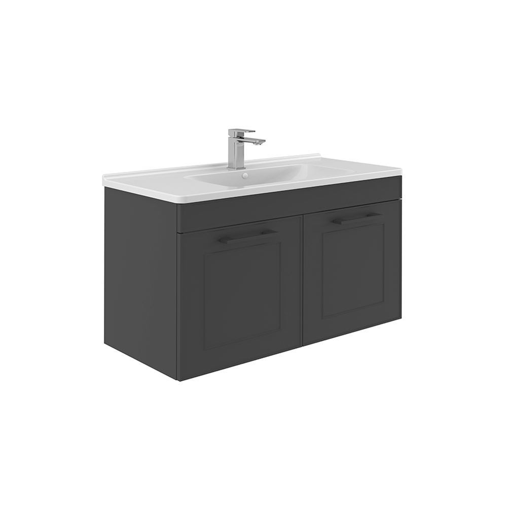 OrkaLimpo 100 cm Kapaklı Banyo Dolabı Alt Modülü