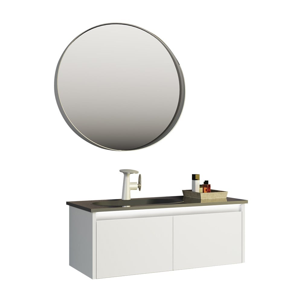 OrkaLisbon 90 cm Banyo Dolabı
