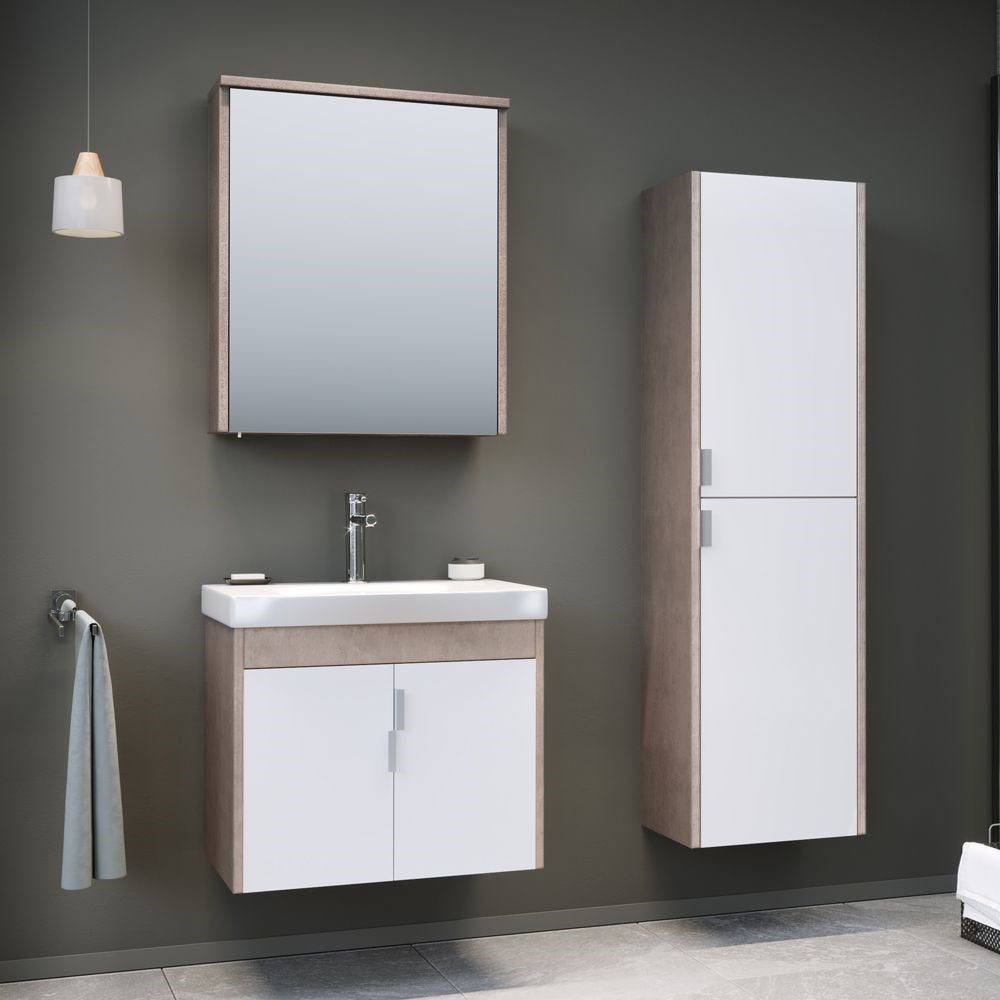 OrkaLuna 65 cm Banyo Dolabı