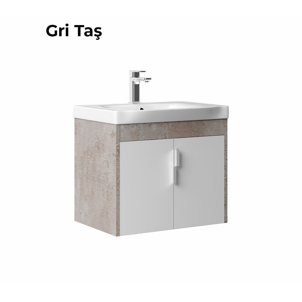 OrkaLuna 80 cm Banyo Dolabı