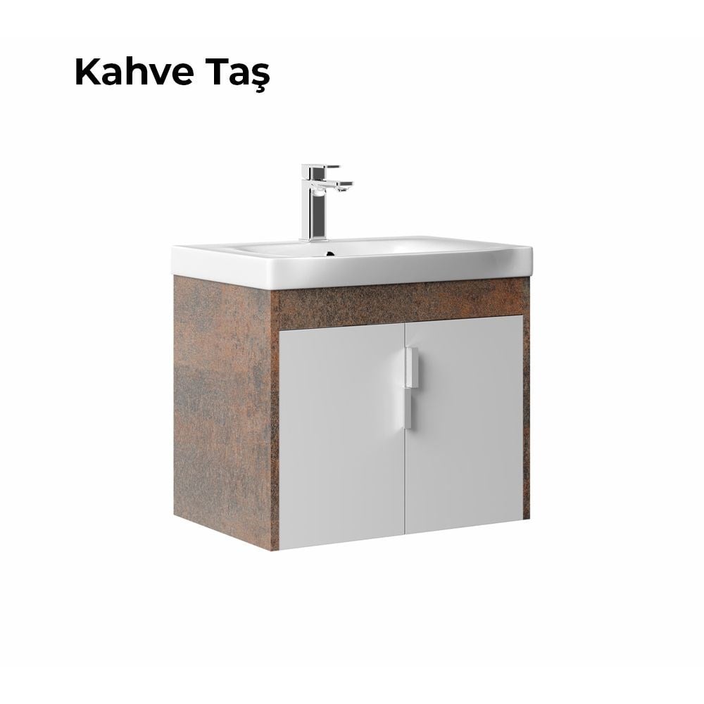 OrkaLuna 80 cm Banyo Dolabı
