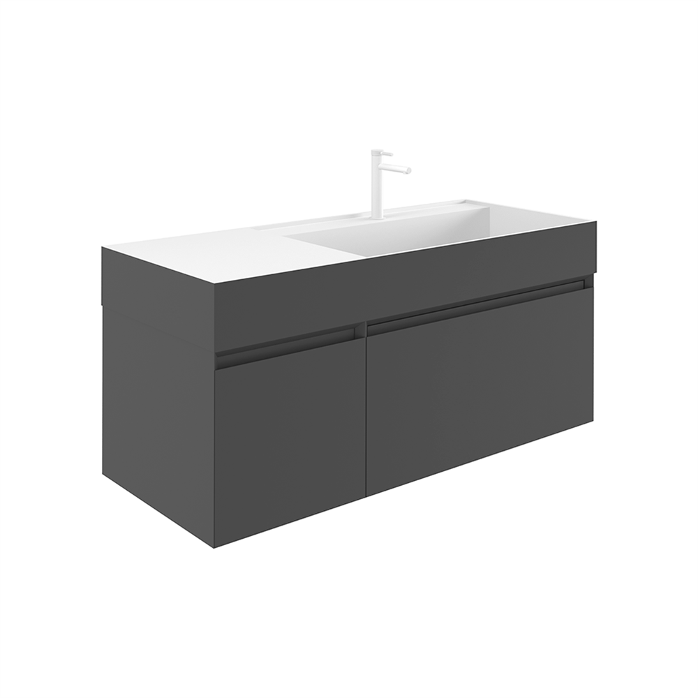 OrkaLusso 120 cm Banyo Dolabı Alt Modülü