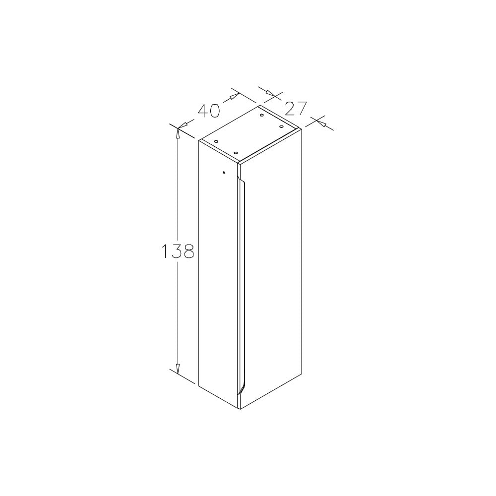 OrkaMalta 80 cm Banyo Dolabı