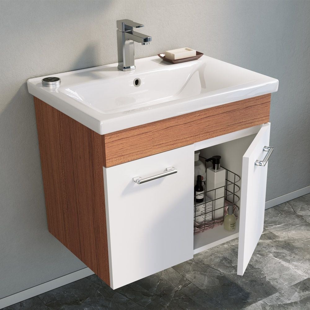 OrkaMars 65 cm Banyo Dolabı