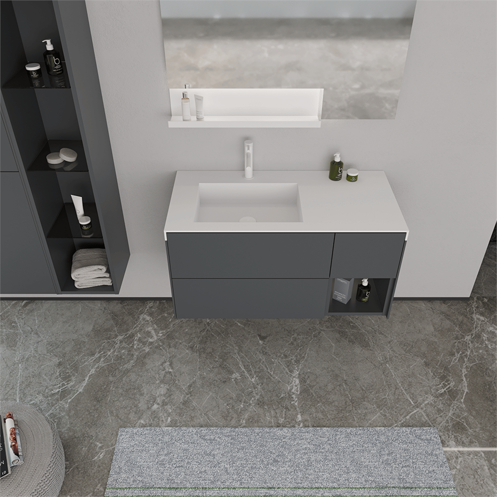 OrkaMilano 100 cm Banyo Dolabı