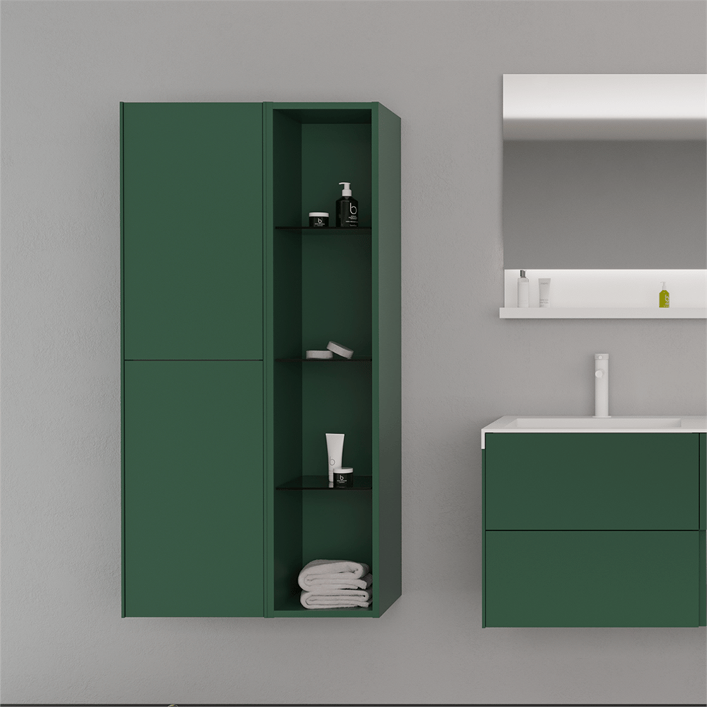 OrkaMilano 30 cm Açık Raflı Boy Dolabı