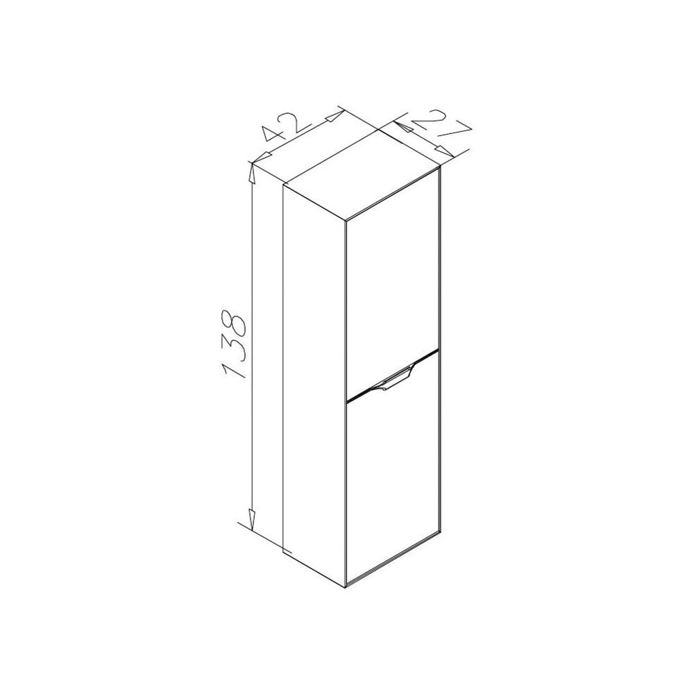 OrkaMono 40 cm Boy Dolabı