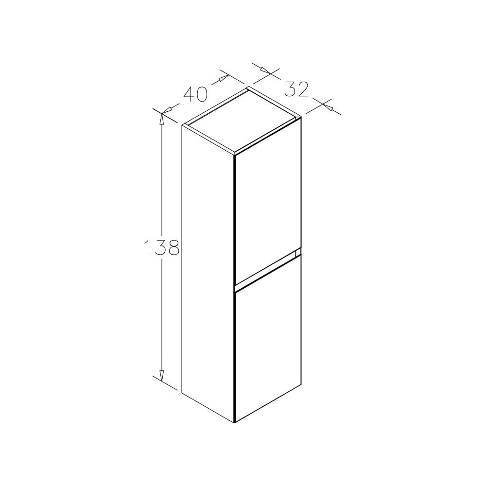 OrkaNest 70 cm Banyo Dolabı